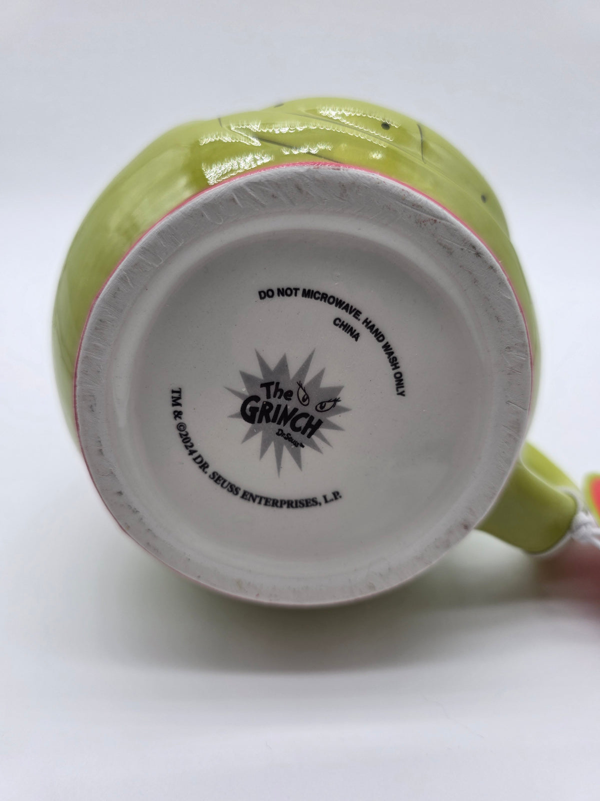 Dr. Seuss The Grinch Sculpted Ceramic Face Mug (2024 Collectible)