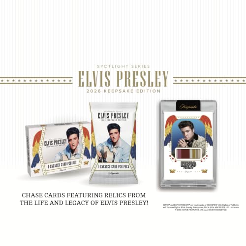 2026 Keepsake Elvis Presley Spotlight Series – Encased Card Box