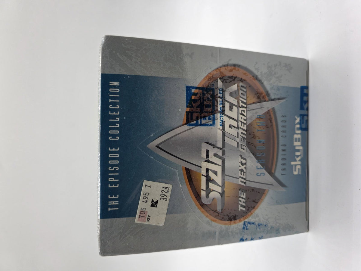 Front of sealed 1995 SkyBox Star Trek TNG Season Two Episode Collection box