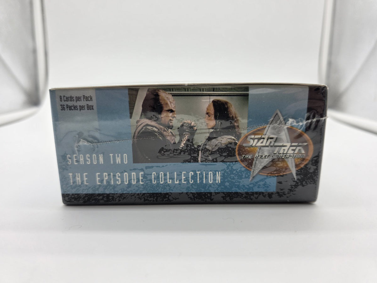 Side view of sealed Star Trek TNG Season Two box