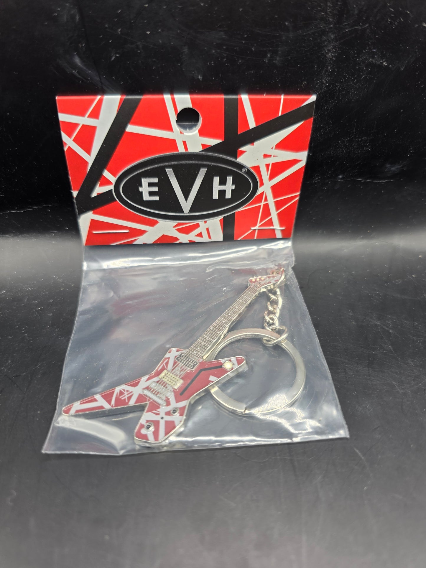 Official EVH Eddie Van Halen Frankenstein Guitar Keychain