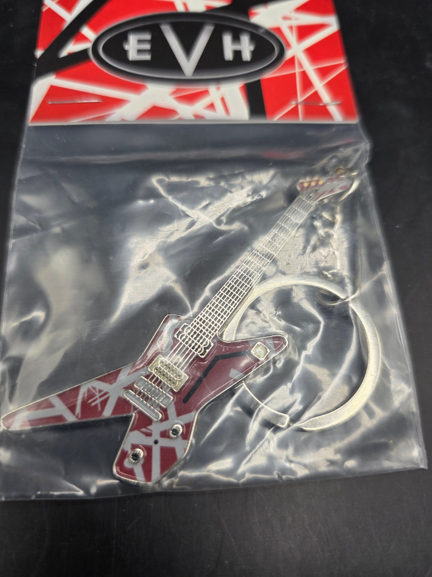 Official EVH Eddie Van Halen Frankenstein Guitar Keychain