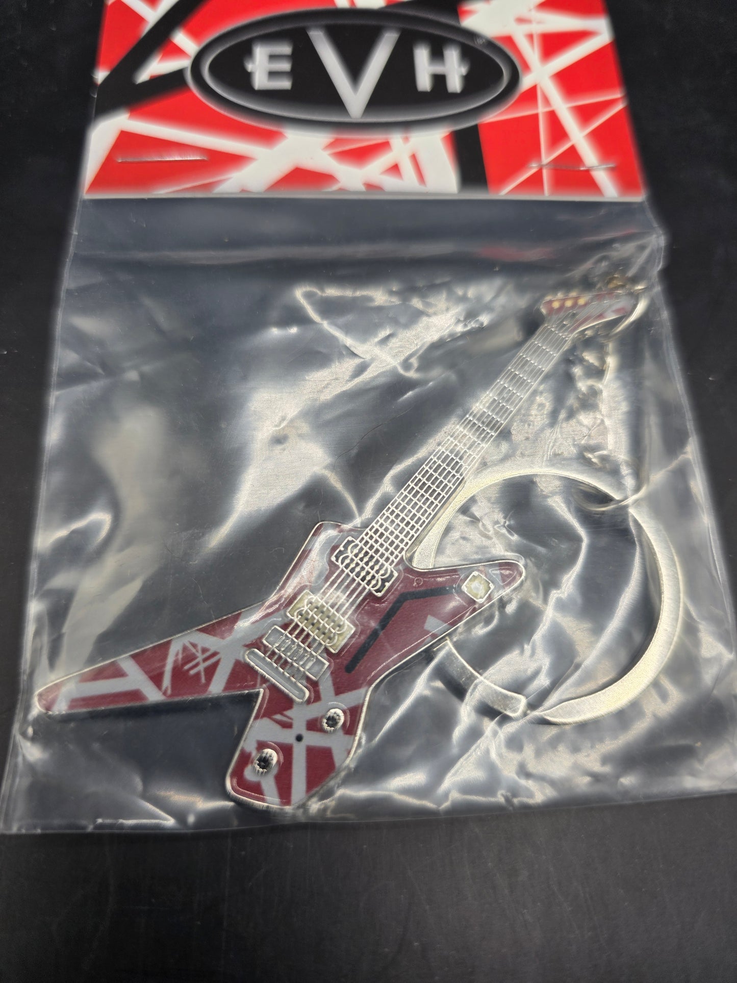 Official EVH Eddie Van Halen Frankenstein Guitar Keychain