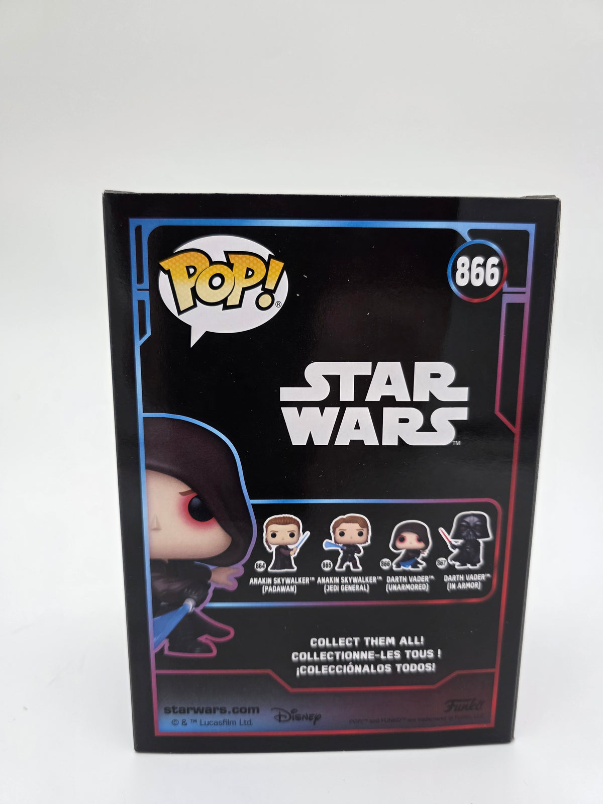 Funko Pop! Star Wars #866 Darth Vader (Unarmored) Vinyl Bobblehead