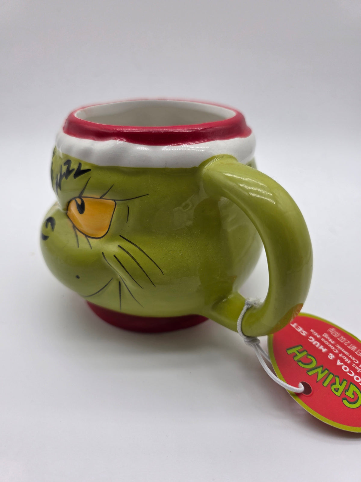 Dr. Seuss The Grinch Sculpted Ceramic Face Mug (2024 Collectible)