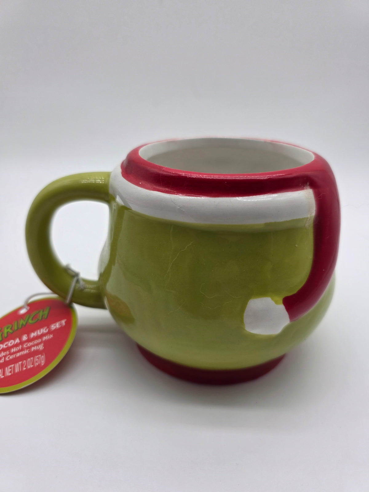 Dr. Seuss The Grinch Sculpted Ceramic Face Mug (2024 Collectible)