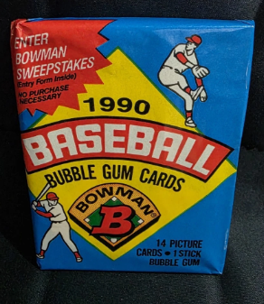 1990 Bowman Baseball Card Pack
