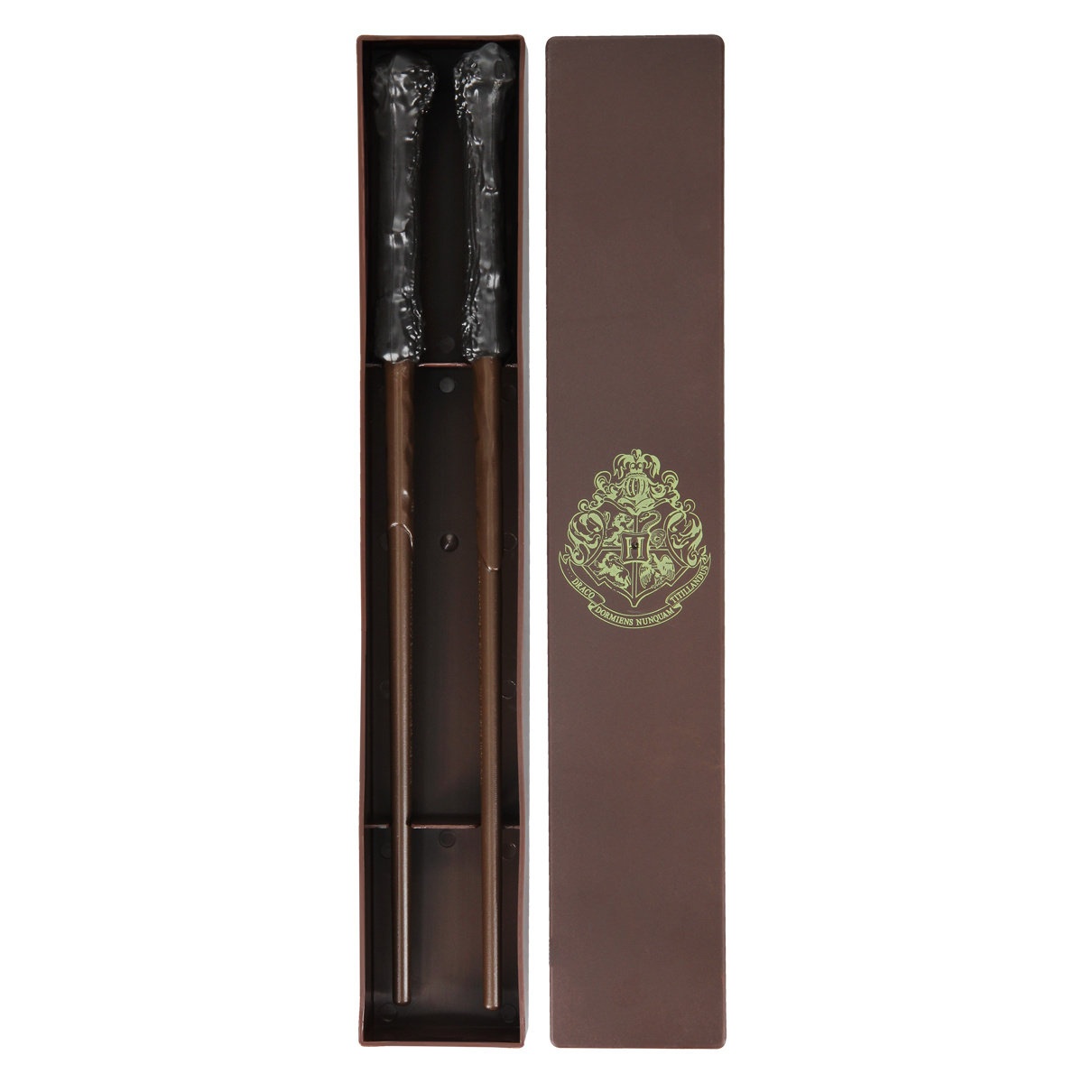 Harry Potter Wand Chopsticks in Hogwarts Case