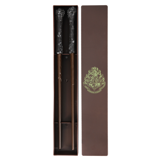 Harry Potter Wand Chopsticks in Hogwarts Case