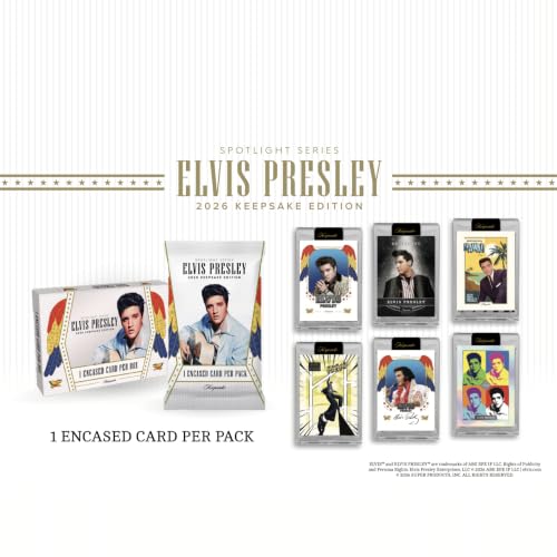 2026 Keepsake Elvis Presley Spotlight Series – Encased Card Box