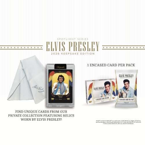2026 Keepsake Elvis Presley Spotlight Series – Encased Card Box