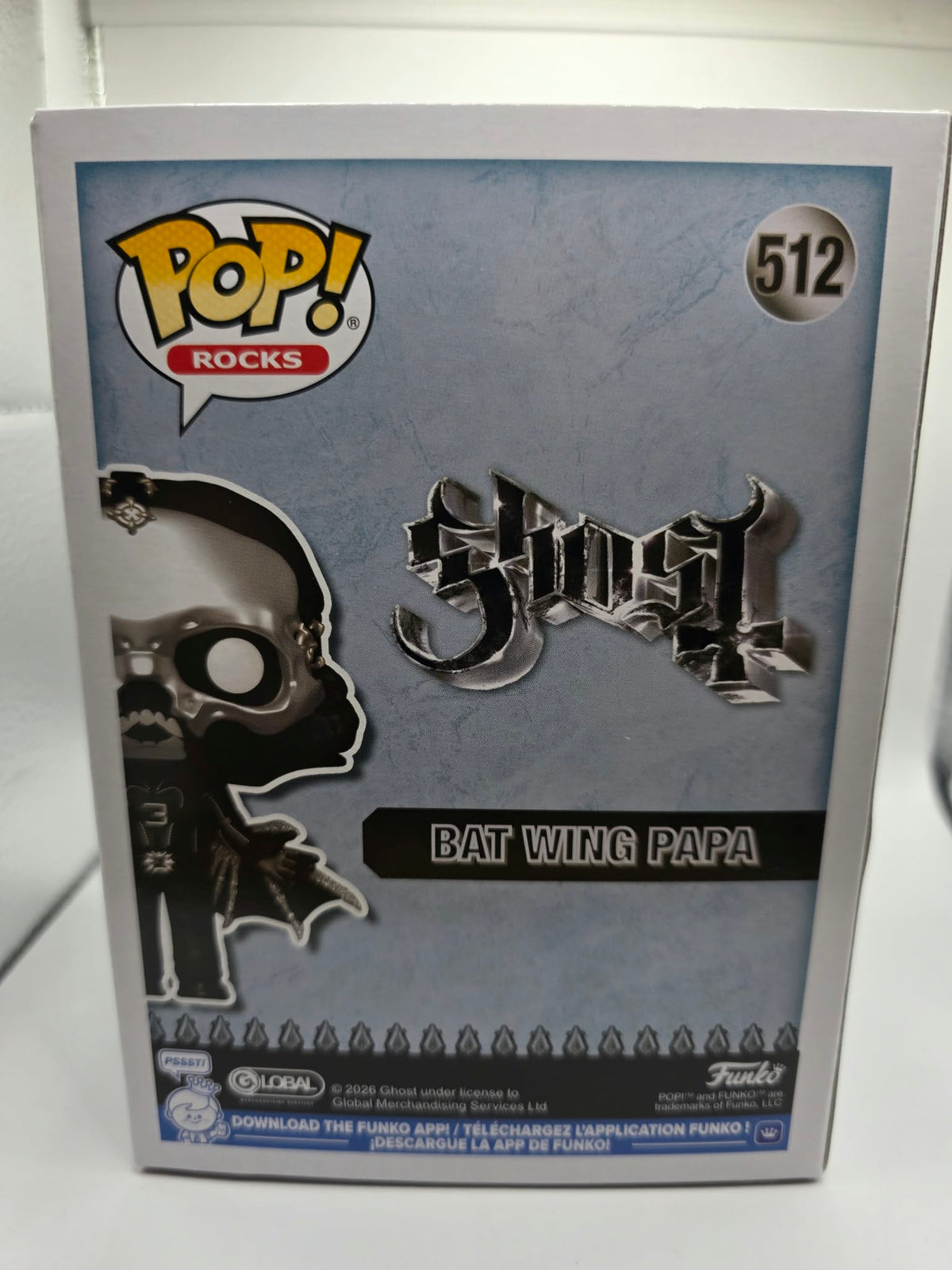 Funko POP! Rocks: Ghost - Bat Wing Papa (Diamond Glitter)
