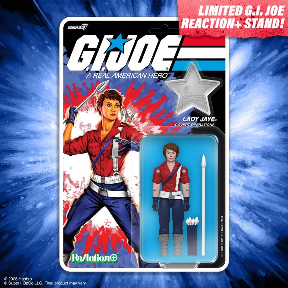 Super7 - G.I. Joe - ReAction+ Wv8 - Lady Jaye (America's 250th Anniversary)