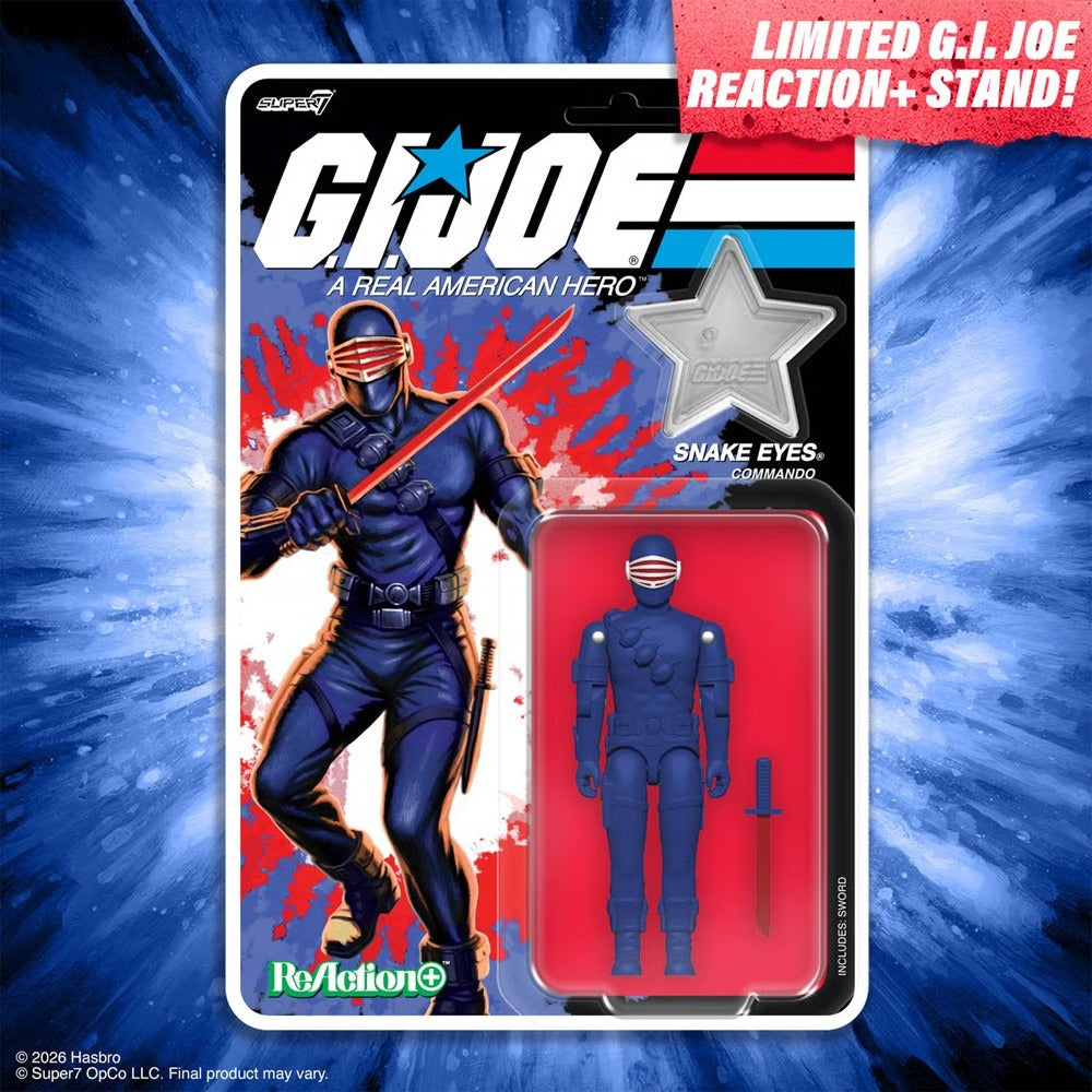 Super7 - G.I. Joe - ReAction+ Wv8 - Snake Eyes (America's 250th Anniversary)