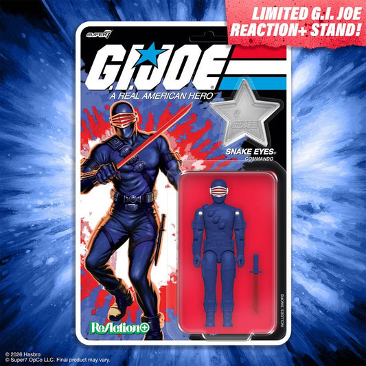 Super7 - G.I. Joe - ReAction+ Wv8 - Snake Eyes (America's 250th Anniversary)
