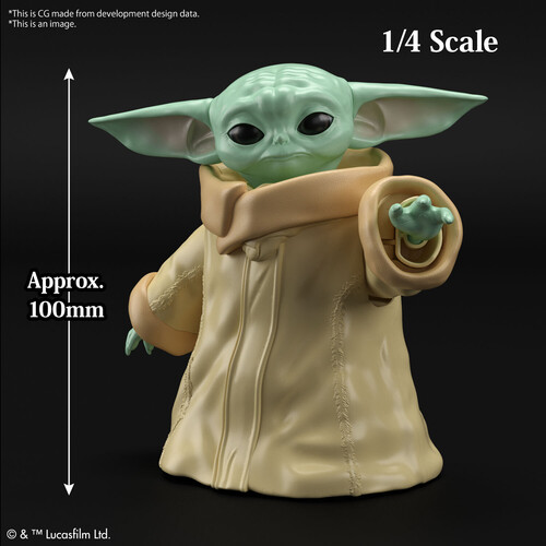 Bandai Spirits Grogu 1/4 Scale Model Kit – The Mandalorian