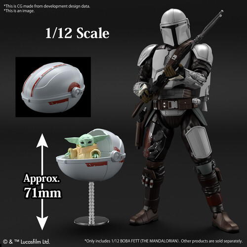 Bandai Spirits Grogu 1/4 Scale Model Kit – The Mandalorian