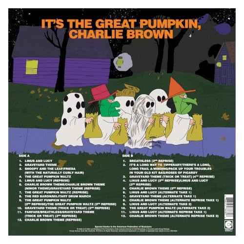 It's the Great Pumpkin, Charlie Brown (Original Soundtrack Recording)[Zoetrope LP]