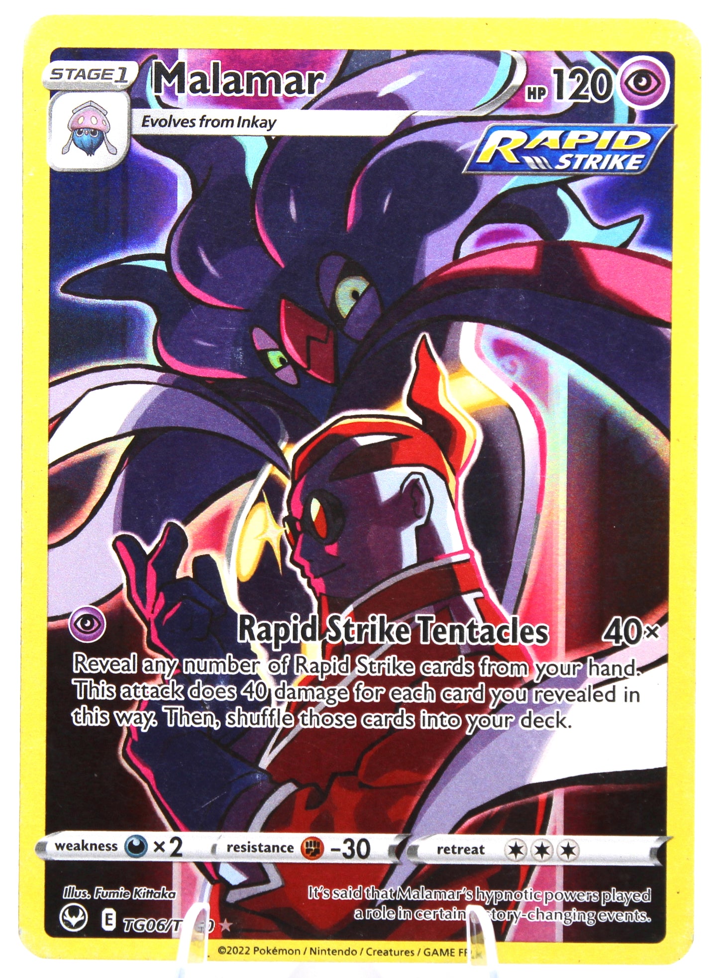Pokémon TCG – Malamar (TG06/TG30) – Trainer Gallery – Rapid Strike – Holofoil