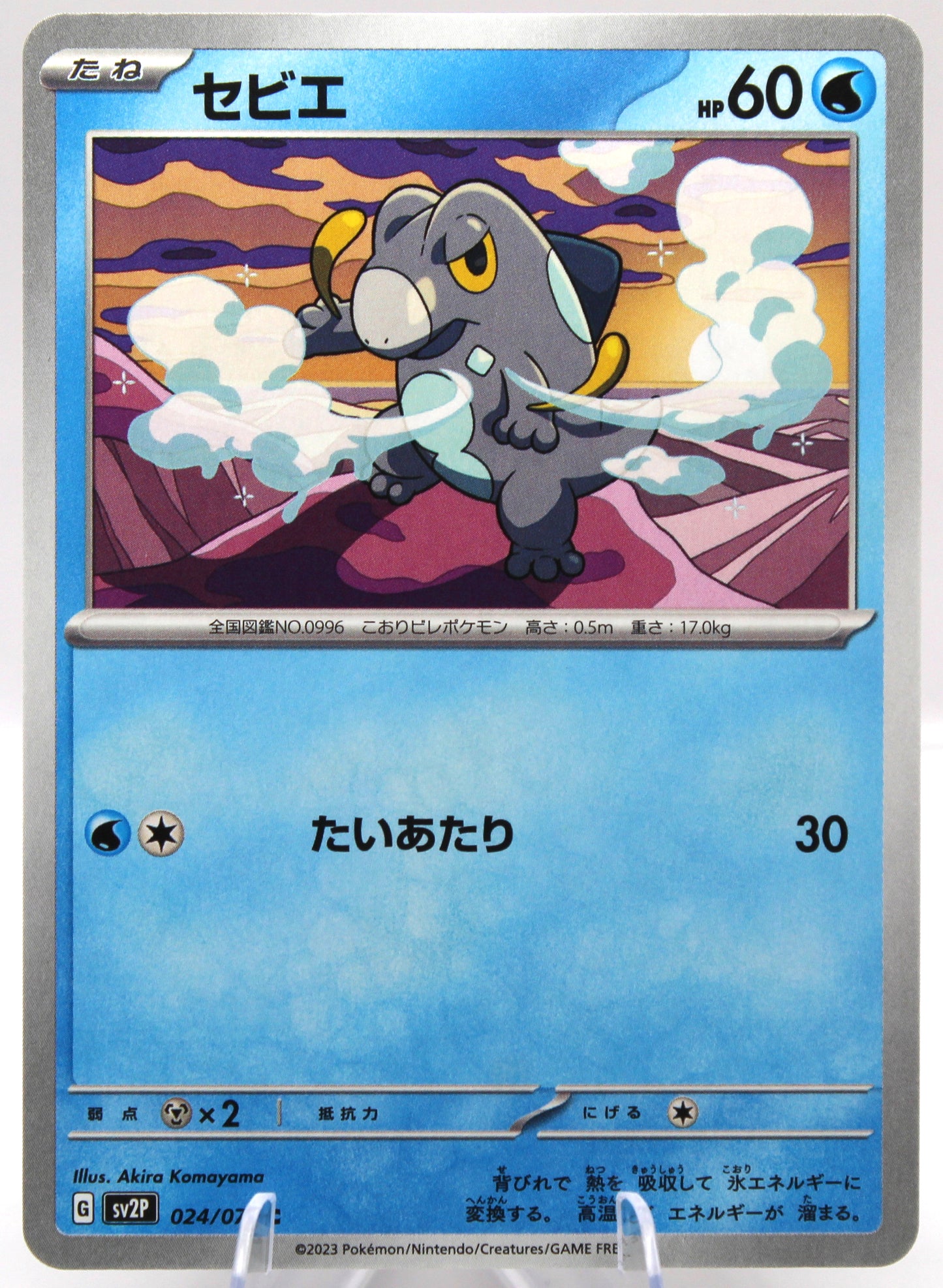 Pokémon TCG – Frigibax (024/SV-P Promo) – Japanese – SV-P Black Star Promo – Non‑Holo – NM