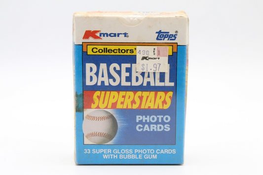 1991 Kmart Topps Baseball Superstars – Factory Sealed Wax Pack