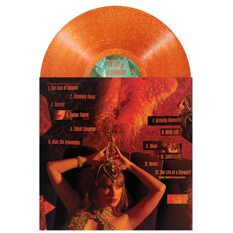 Taylor Swift -  The Life of a Showgirl [Orange Glitter Vinyl]