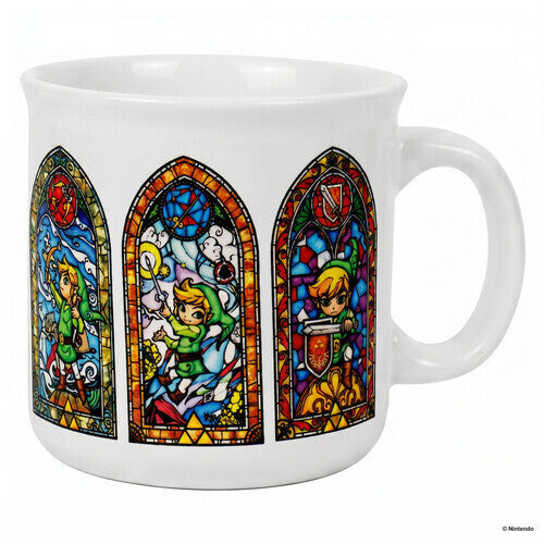The Legend of Zelda - Stained Glass - 20 oz Camper Mug