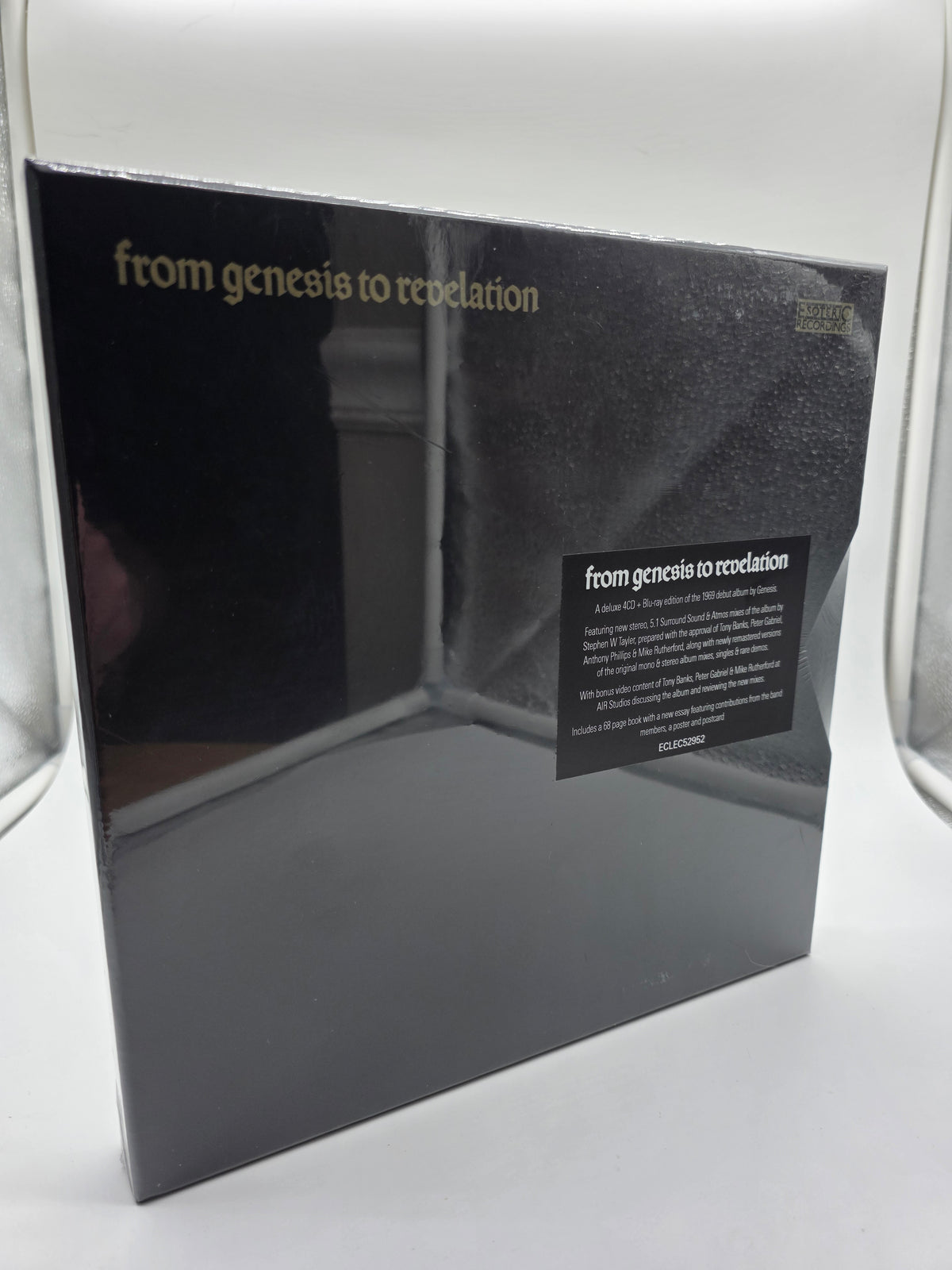 Genesis From Genesis to Revelation deluxe 4CD Blu-ray box set front cover UK import