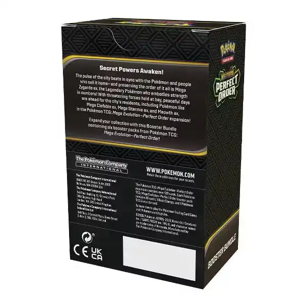 Pokémon Trading Card Game: Mega Evolution Perfect Order Booster Bundle