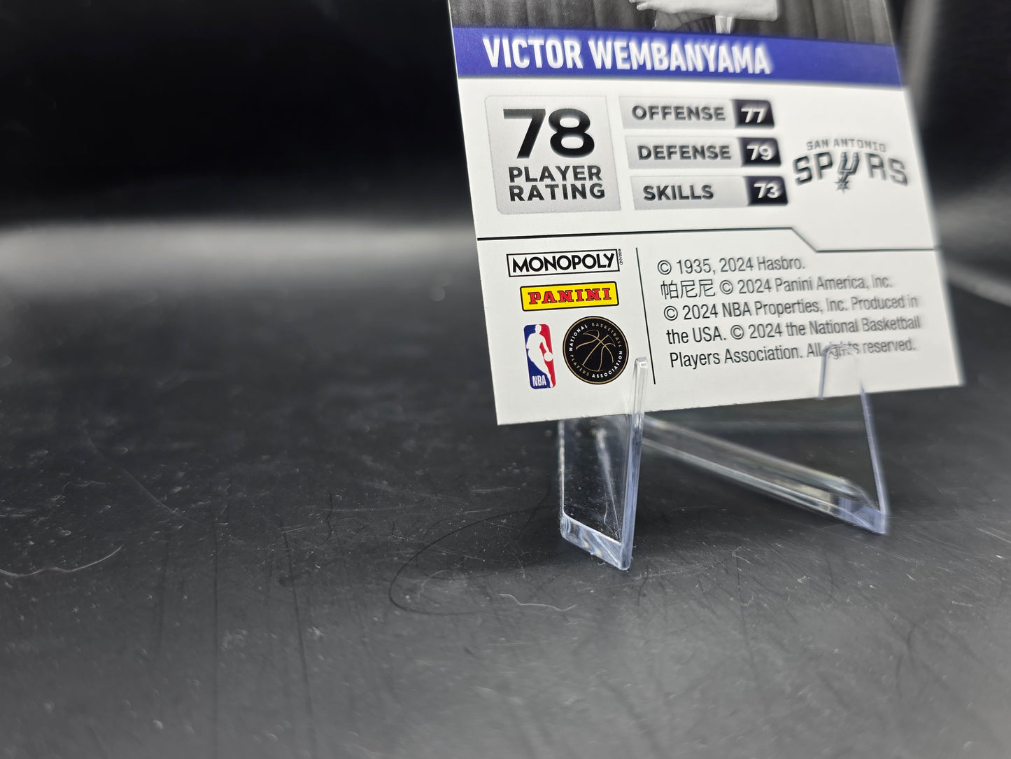 Victor Wembanyama - 2023-24 Panini Prizm Monopoly - Starter Deck #S8 (RC)