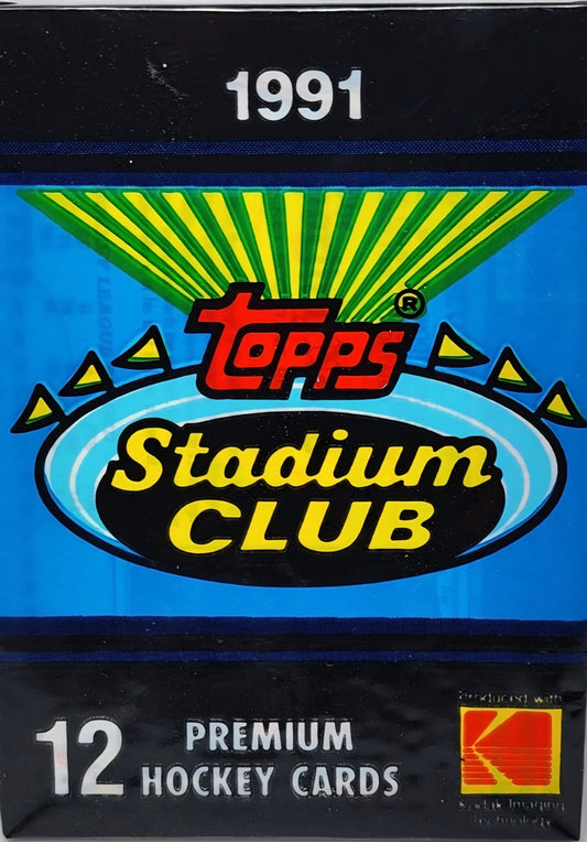 1991 Topps Stadium Club Premium Hockey Club Packs