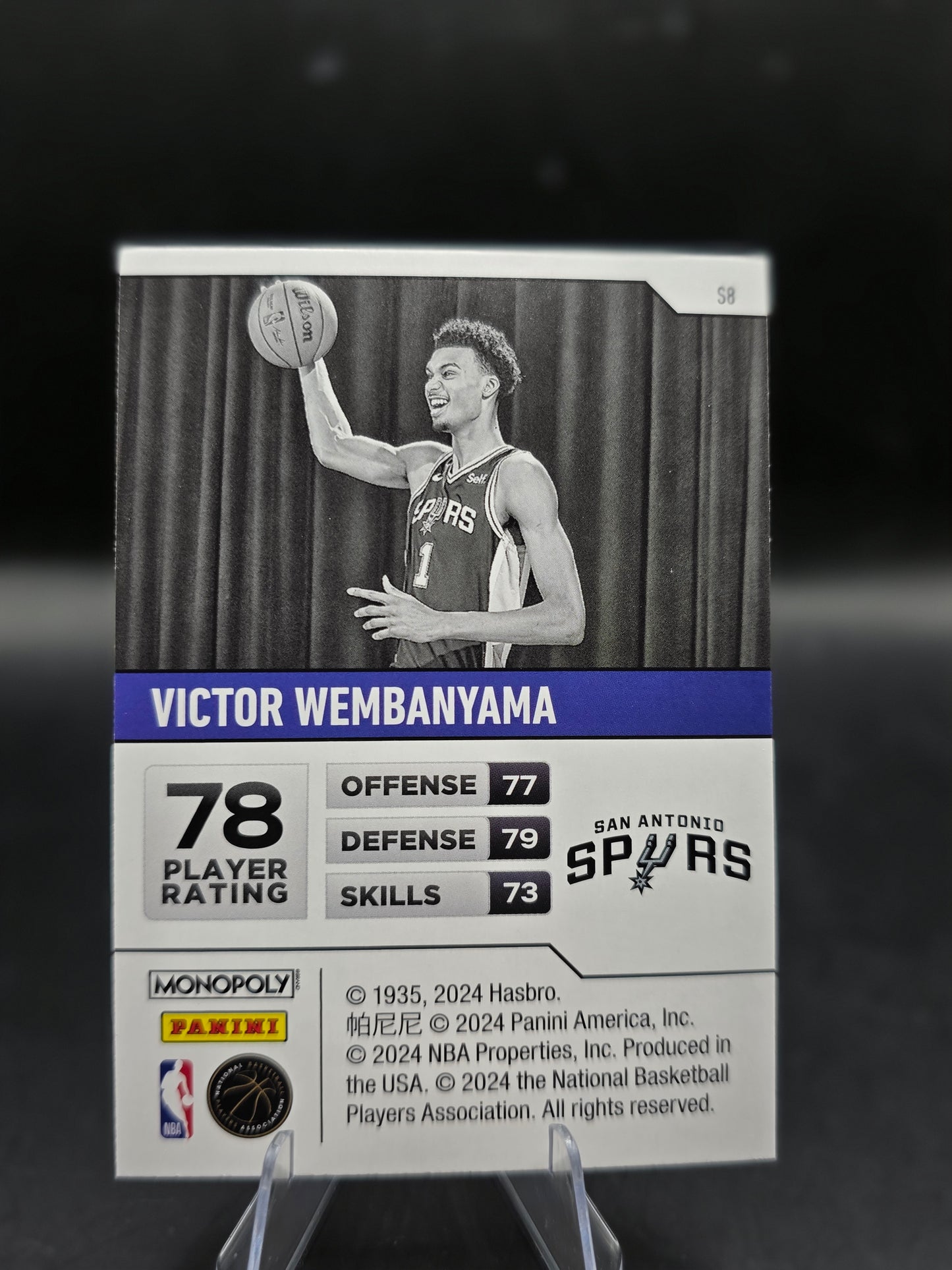 Victor Wembanyama - 2023-24 Panini Prizm Monopoly - Starter Deck #S8 (RC)
