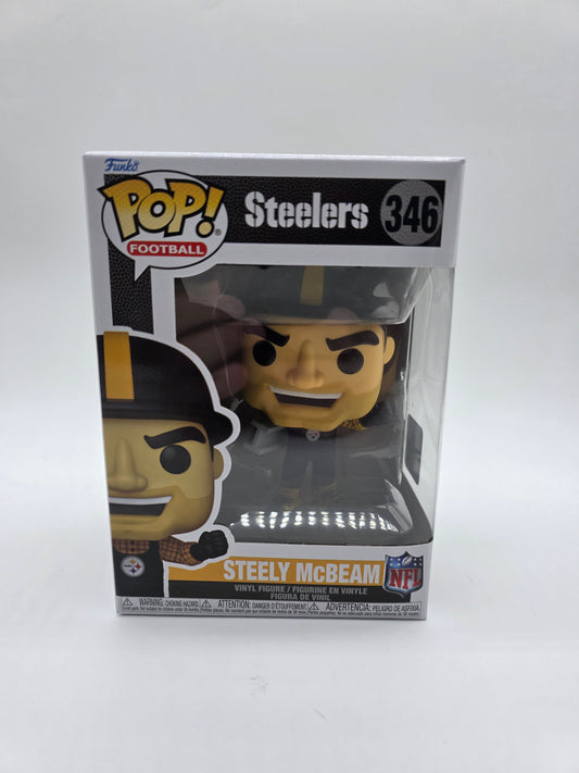 Funko POP! NFL Mascots Steelers Steely McBeam #346 front of box