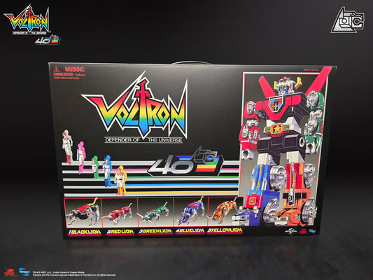 Toynami Voltron 40th Anniversary Gift Set box front — factory sealed packaging